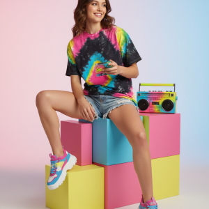 Tyhoniah Color Bloom Tee